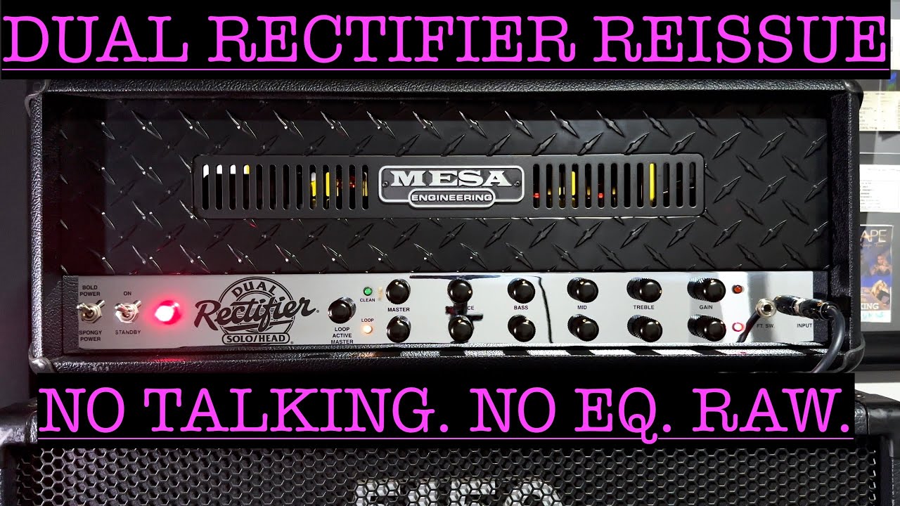 Mesa 90s Dual Rectifier reissue (with overdrive boost)