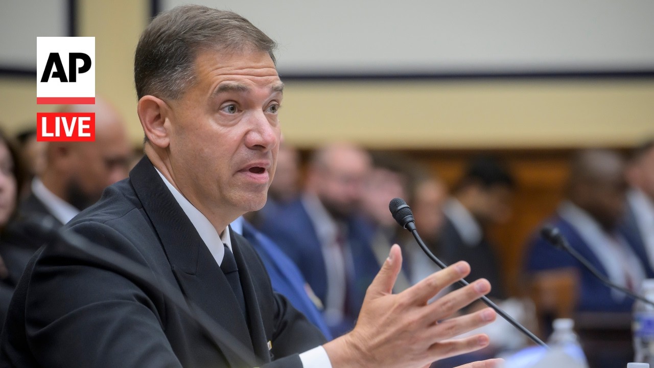 LIVE: Adm. Brad Cooper testifies before House committee on Iran war