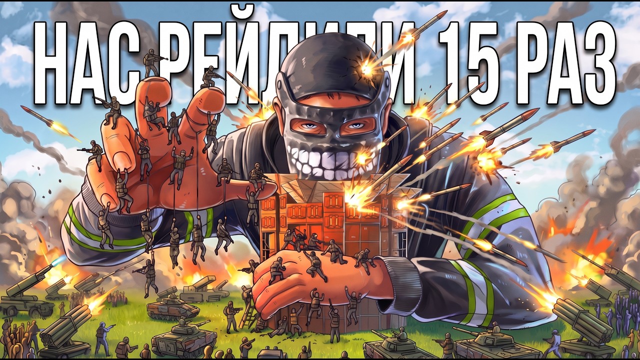 МЫ ПОБИЛИ РЕКОРД ПО РЕЙДАМ В РАСТ/RUST.
