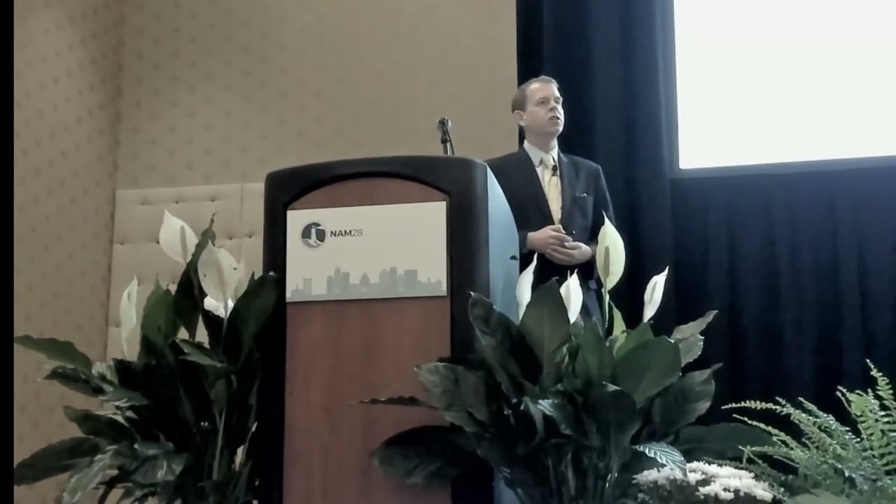 Carsten Sievers (Georgia Inst Tech) keynote presentation at 28th NAM, Providence, RI in June 2023.