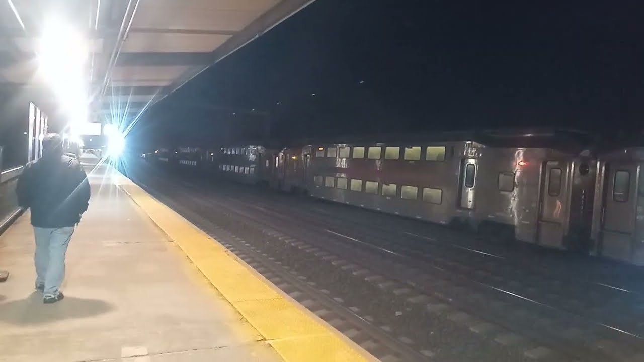 Amtrak Northeast Regional 158 With Phase 7 Amfleet & Announcement at Princeton Junction, NJ