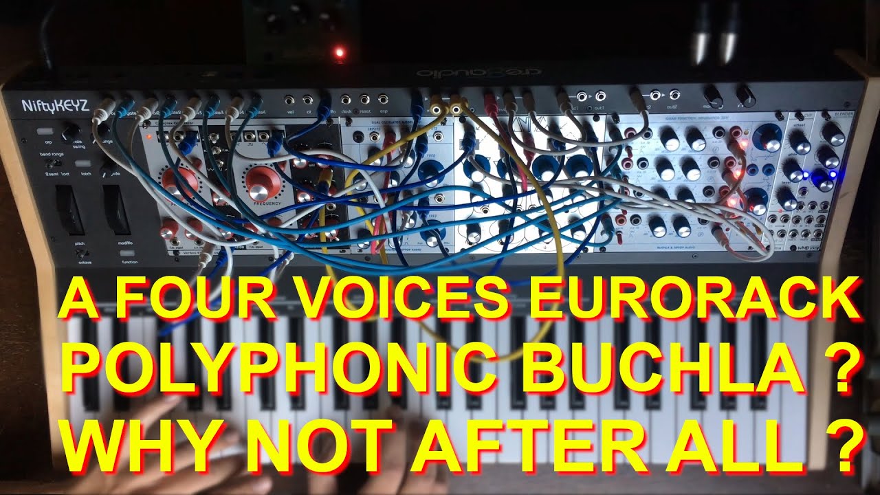 Polyphonic Buchla setup in Cre8audio's NiftyKEYS