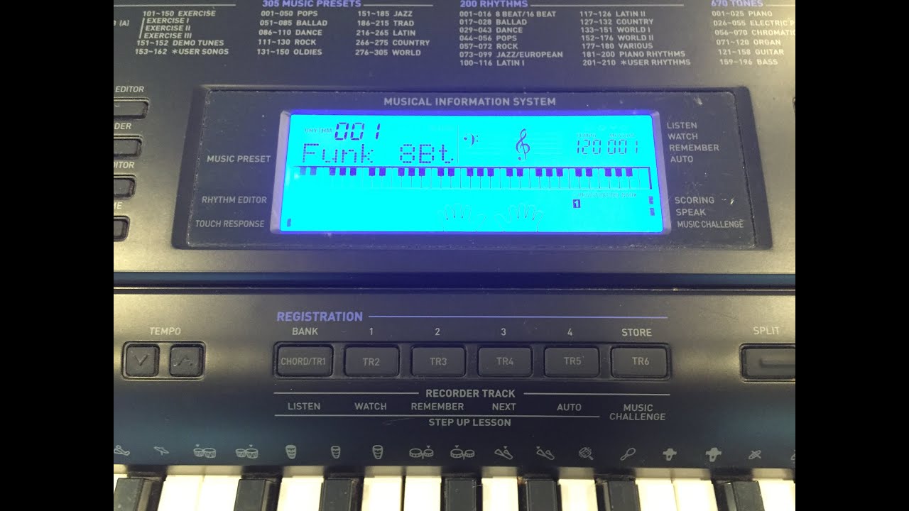 Casio CTK 5000 Keyboard Video - Test