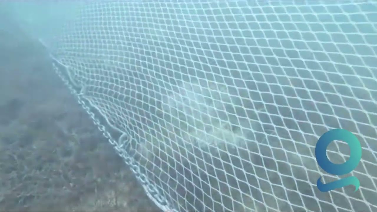 Geoseas Marine Net – Jellyfish Net installed at Palm Jumeirah, Dubai