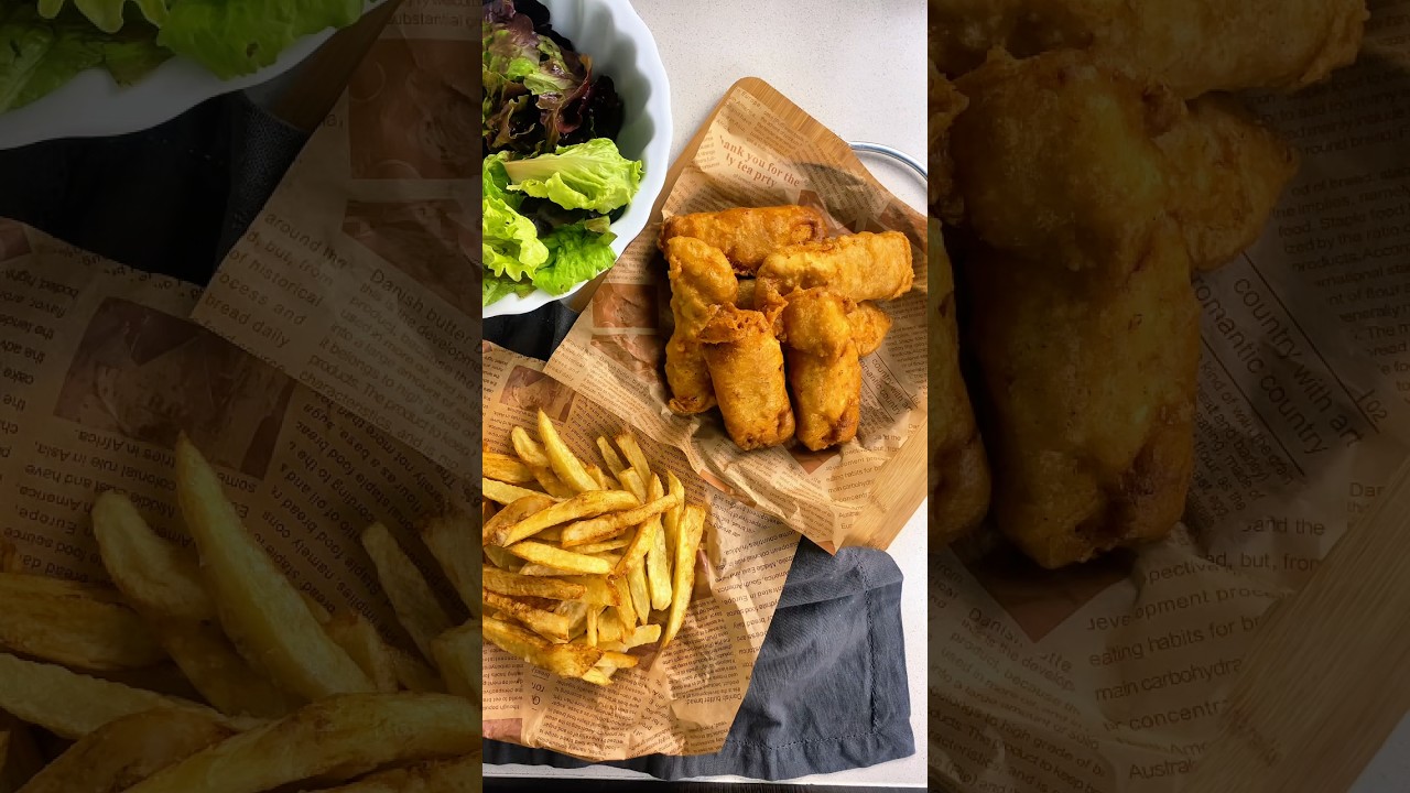 Beer battered fried fish 