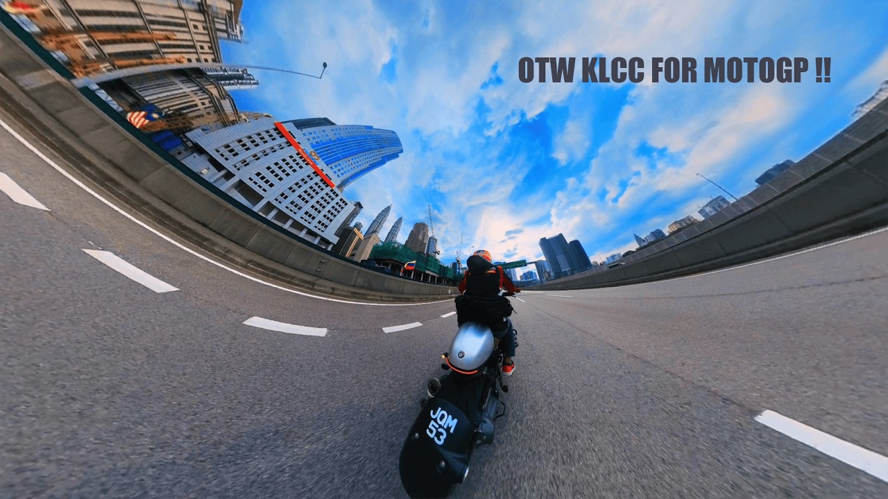 BMW RnineT | Ride ke KLCC untuk MotoGP launching | Insta360 X3