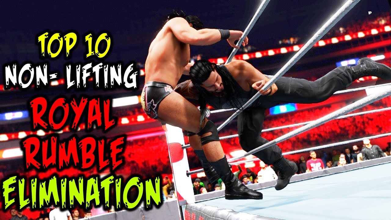 WWE 2K20 Top 10 Non-Lifting Royal Rumble Elimination!