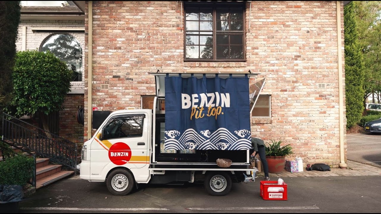 Benzin Carry Coffee Truck at a Wedding!