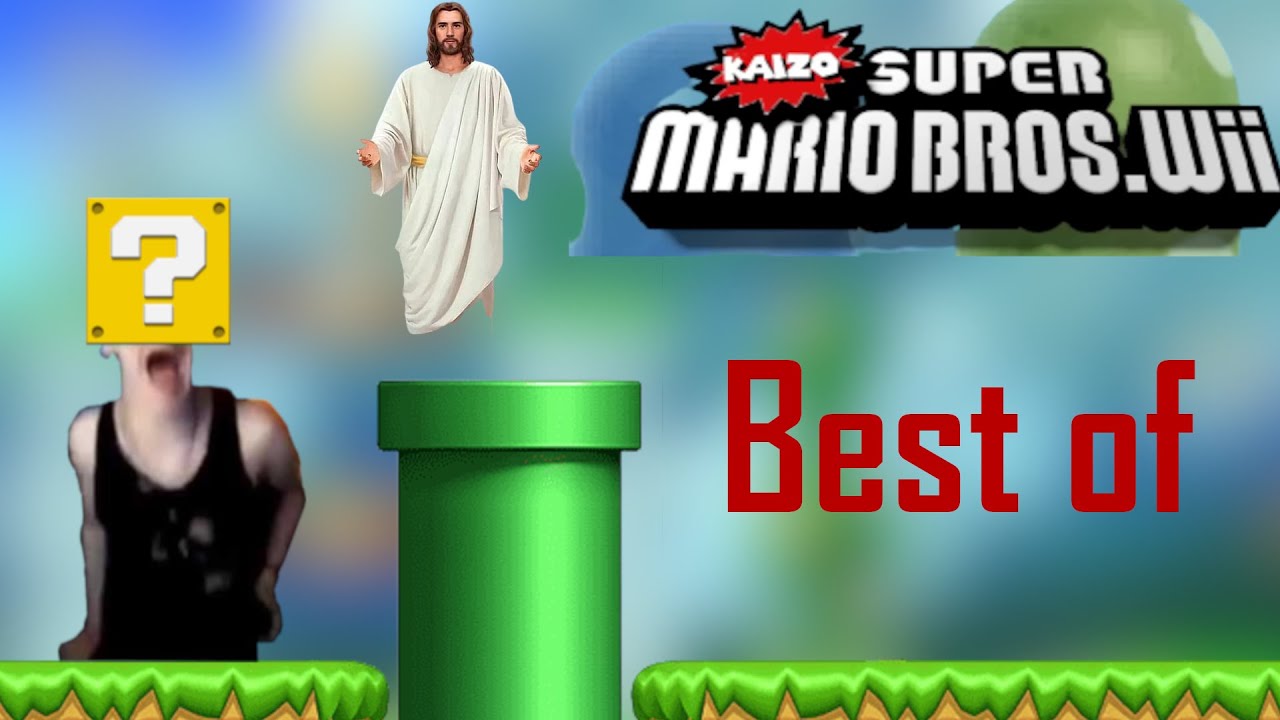 Vielfickergott Huebi fliegt mit der Deckenlampenpower durch Kaizo Super Mario Bros Wii