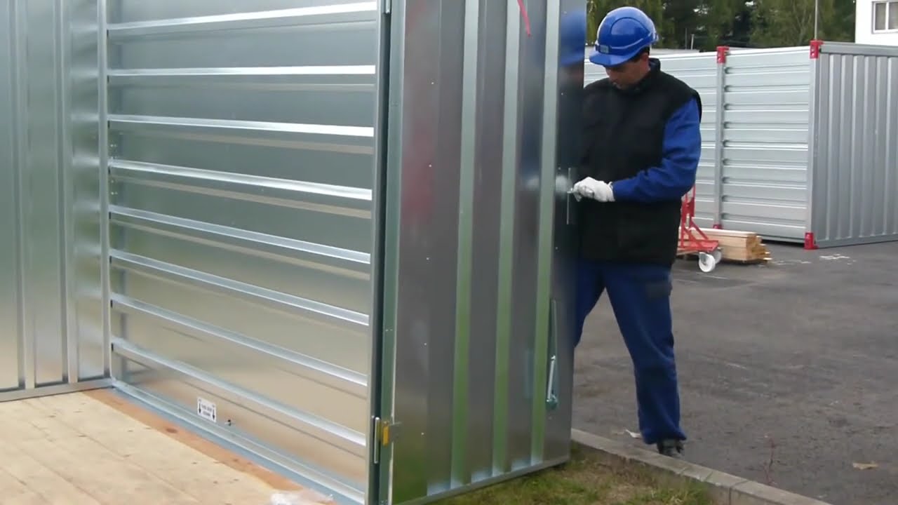 Kontenery Magazynowe - Składane - KOVOBEL TÜV