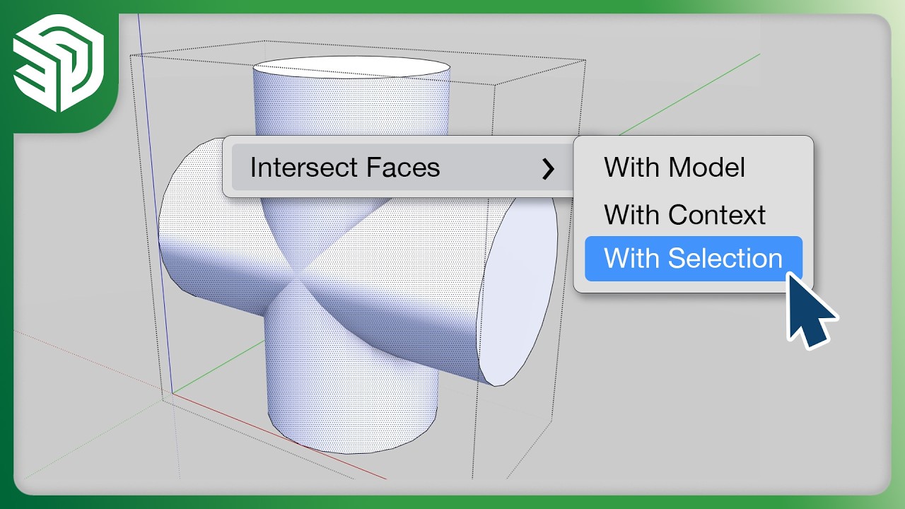 How To Intersect Geometry in SketchUp
