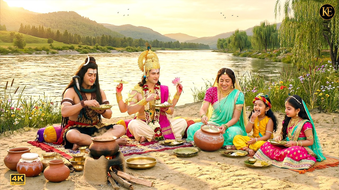 गोकुल में यशोदा मैया ने महादेव और नारायण भगवान को खिलाया भोजन! || YMKN || Krishan leela