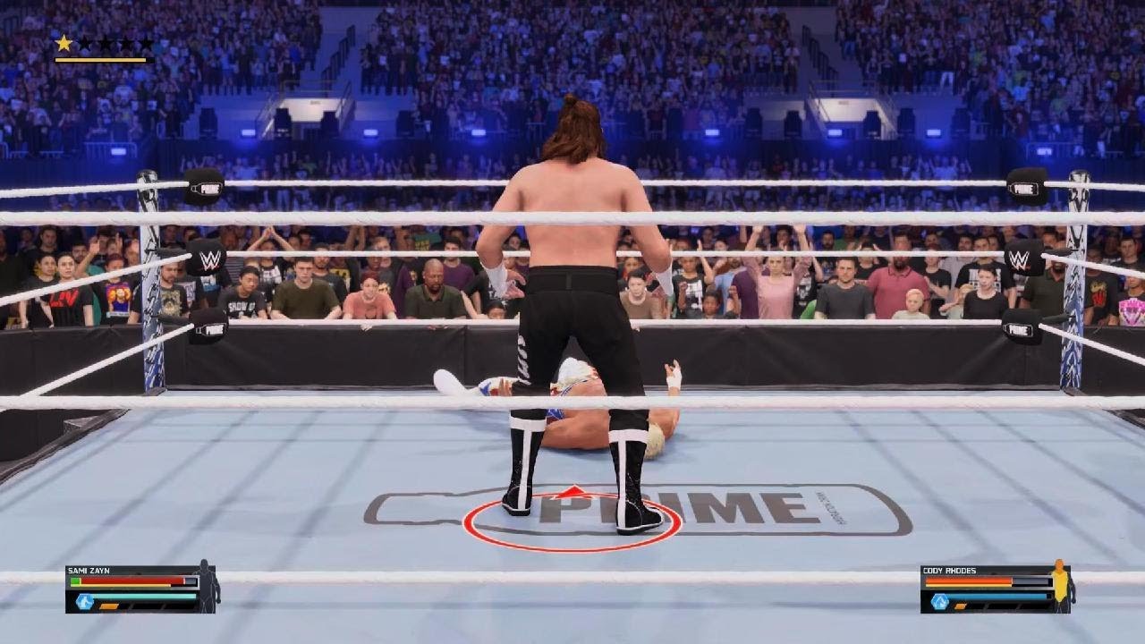 WWE 2K25 Sami Zayn Vs Cody Rhodes Extreme Rules