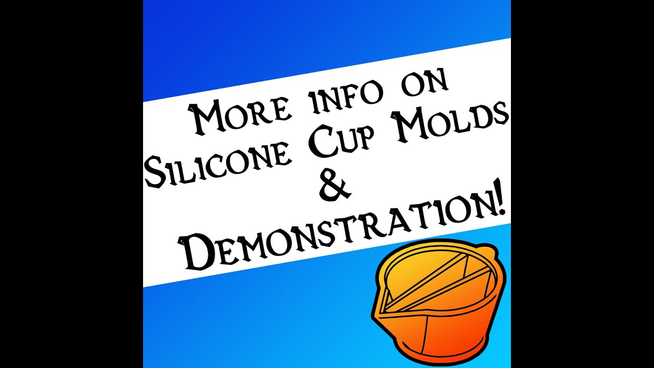Make your own silicone cups with these molds!