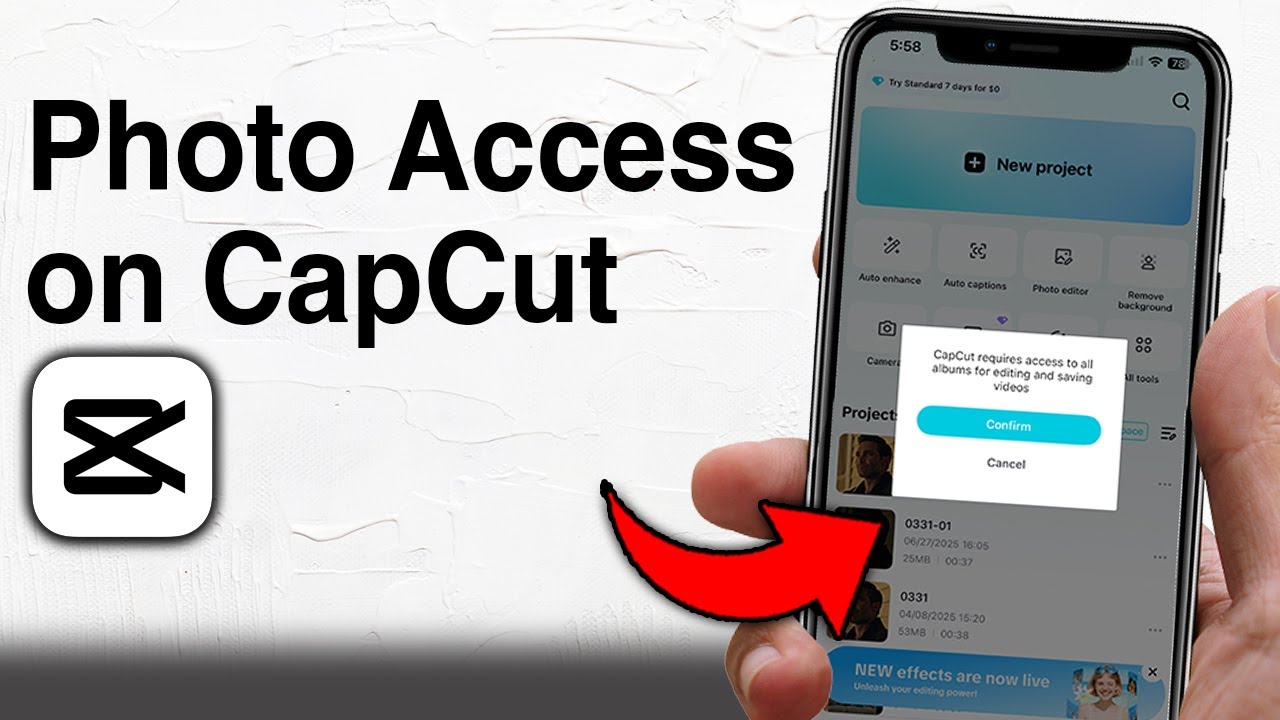 How to Allow CapCut to Access Photos - Step by Step