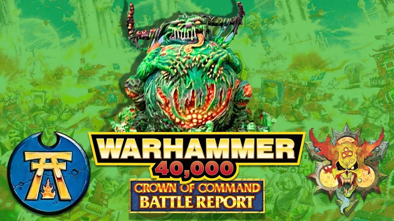 Warhammer 40K Battle Report Eldar v Nurgle Chaos