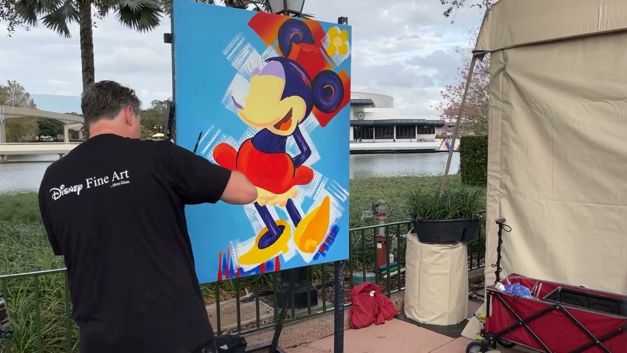 Minnie Mouse by Trevor Carlton; Entire Show from EPCOT Festival of the Arts, Jan 16 2022