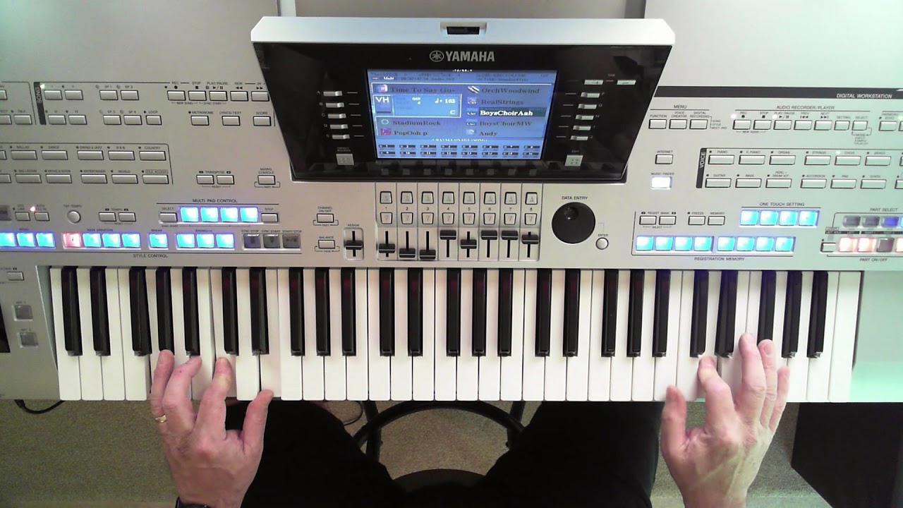 Time To Say Goodbye - Played On Tyros 4 Keyboard