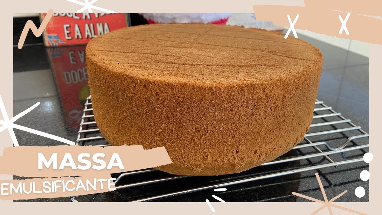 MASSA DE BOLO ALTA COM EMULSIFICANTE