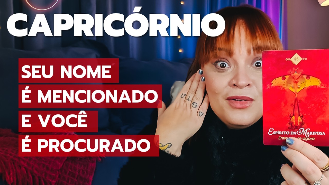 CAPRICÓRNIO CHEGA RÁPIDO! FIQUE PRONTO PRA TESTEMUNHAR! SEU NOME É MENCIONADO E VOCÊ É PROCURADO!