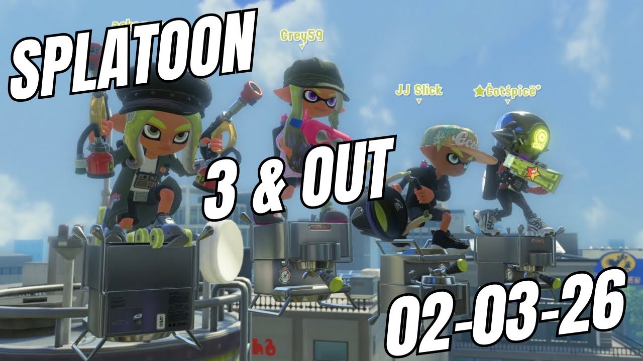 Threading The Needle. Splatoon 3 Gameplay, 3 & Out Session 02-03-26