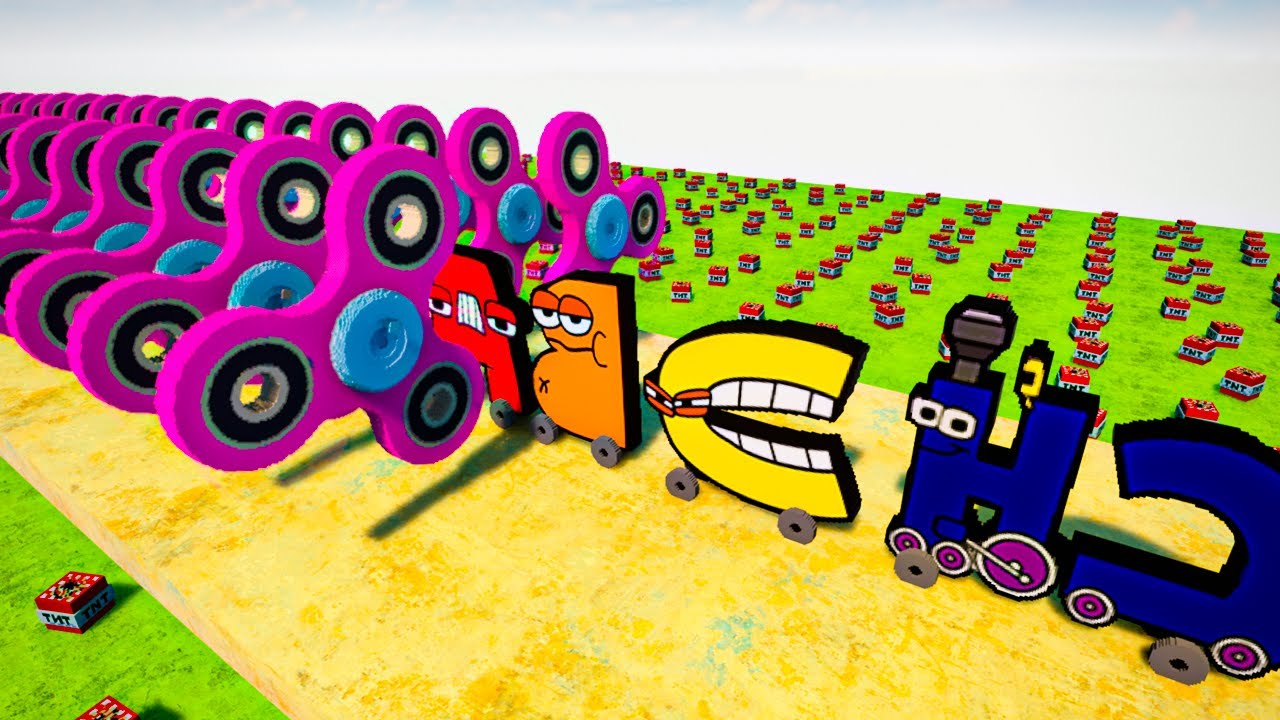 SPINNER TUNNEL vs SPANISH Alphabet Lore | Teardown