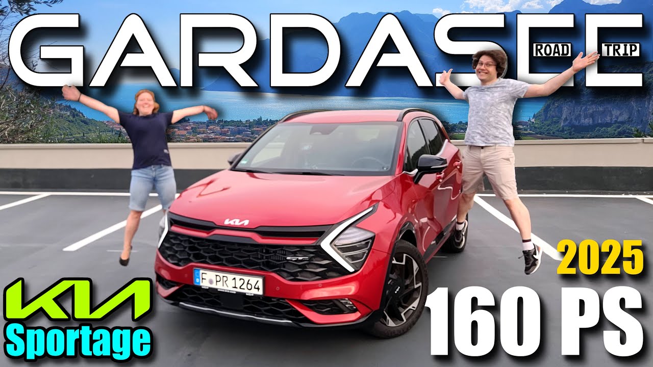 ROADTRIP - REKORD? Mit dem Sportage an den Gardasee - 160 PS AWD - 2025 Test Bericht Review deutsch