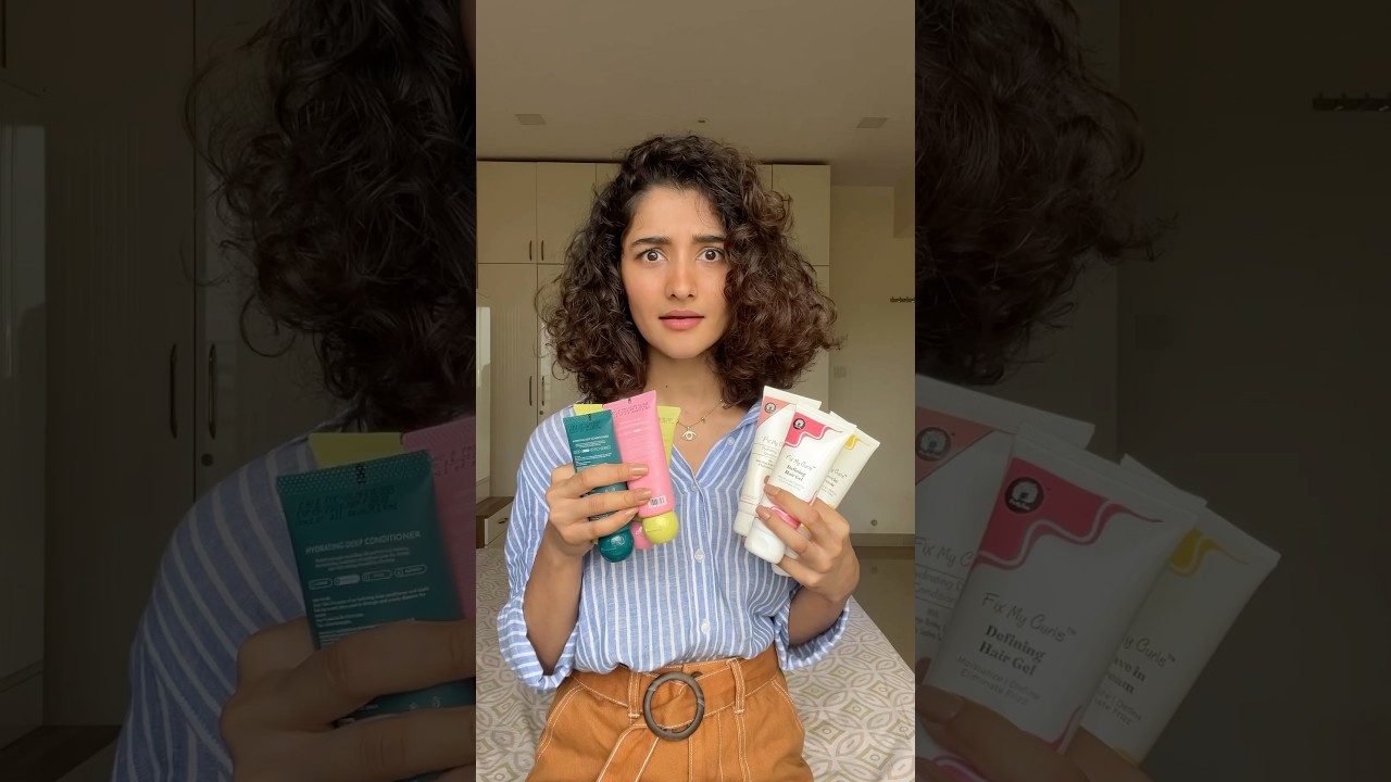 Testing This Viral Curly Hair Brand vs Fix My Curls #curlyhairtutorial #curlyhair #hairtok #haircare