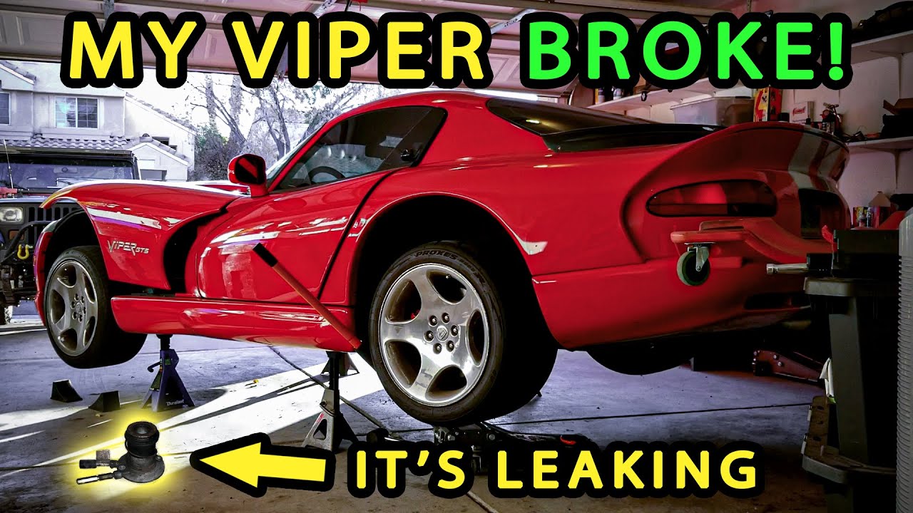Broken Dodge Viper GTS! - Clutch Slave Cylinder Replacement