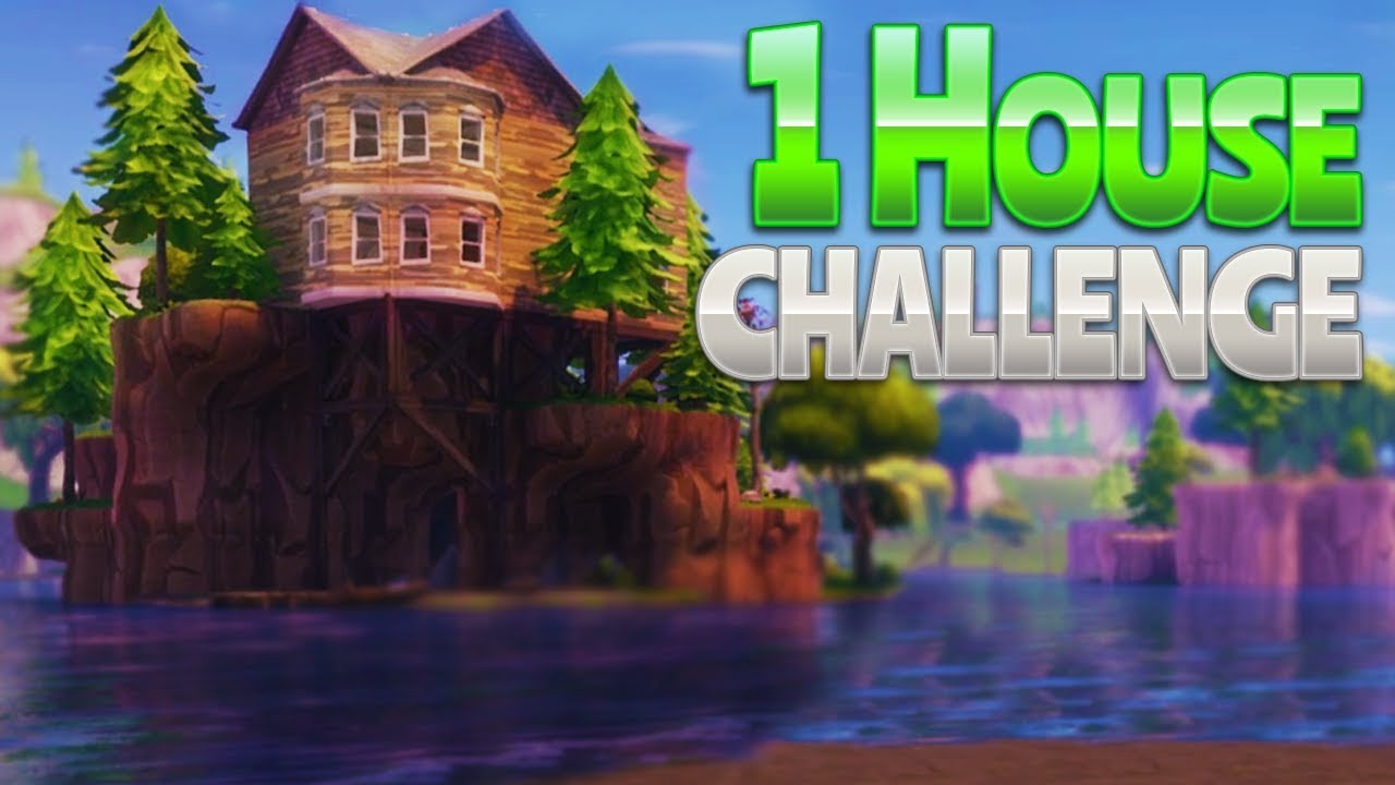 1 HOUSE CHALLENGE! (Fortnite Battle Royale) | rhinoCRUNCH