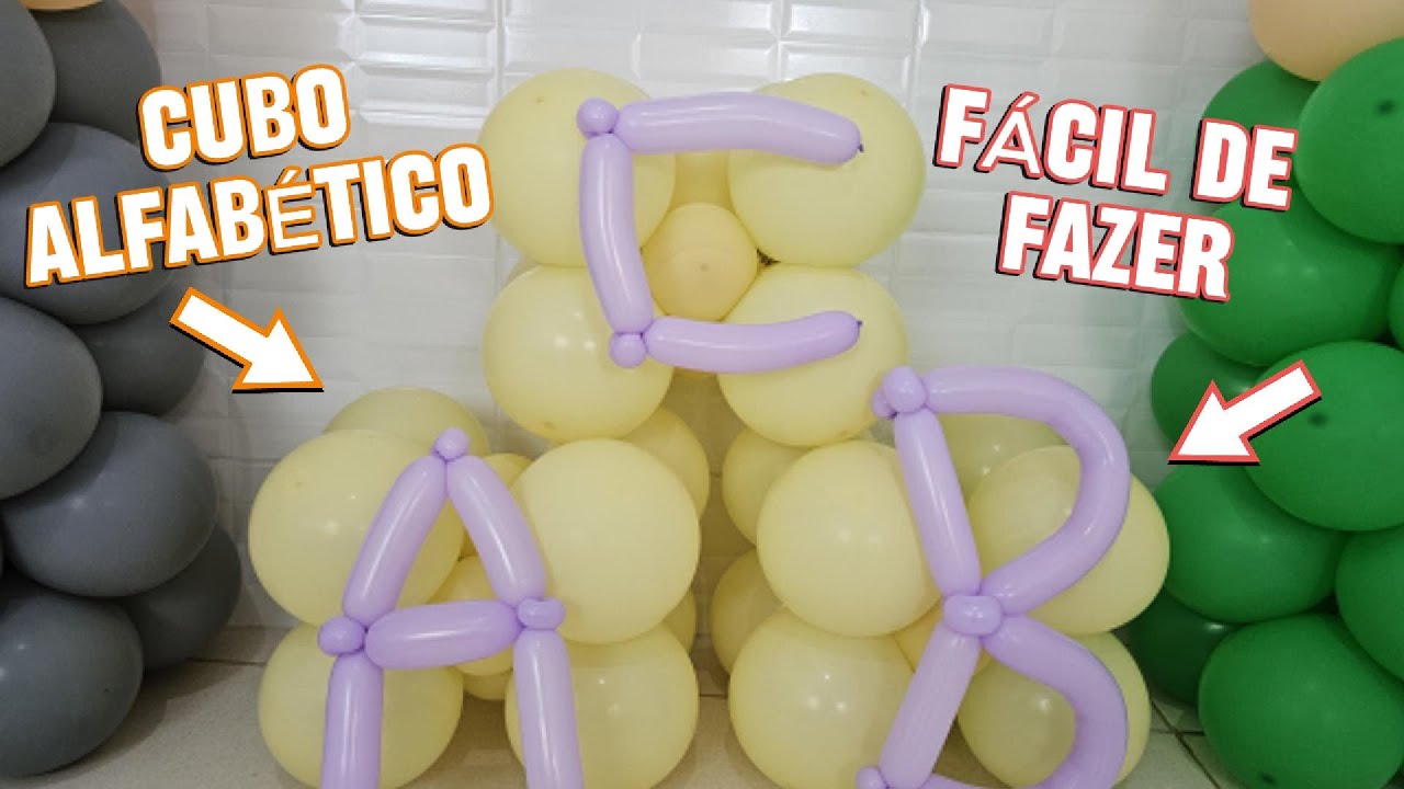 COMO FAZER DECORAÇÃO COM BALÕES PARA INICIANTES