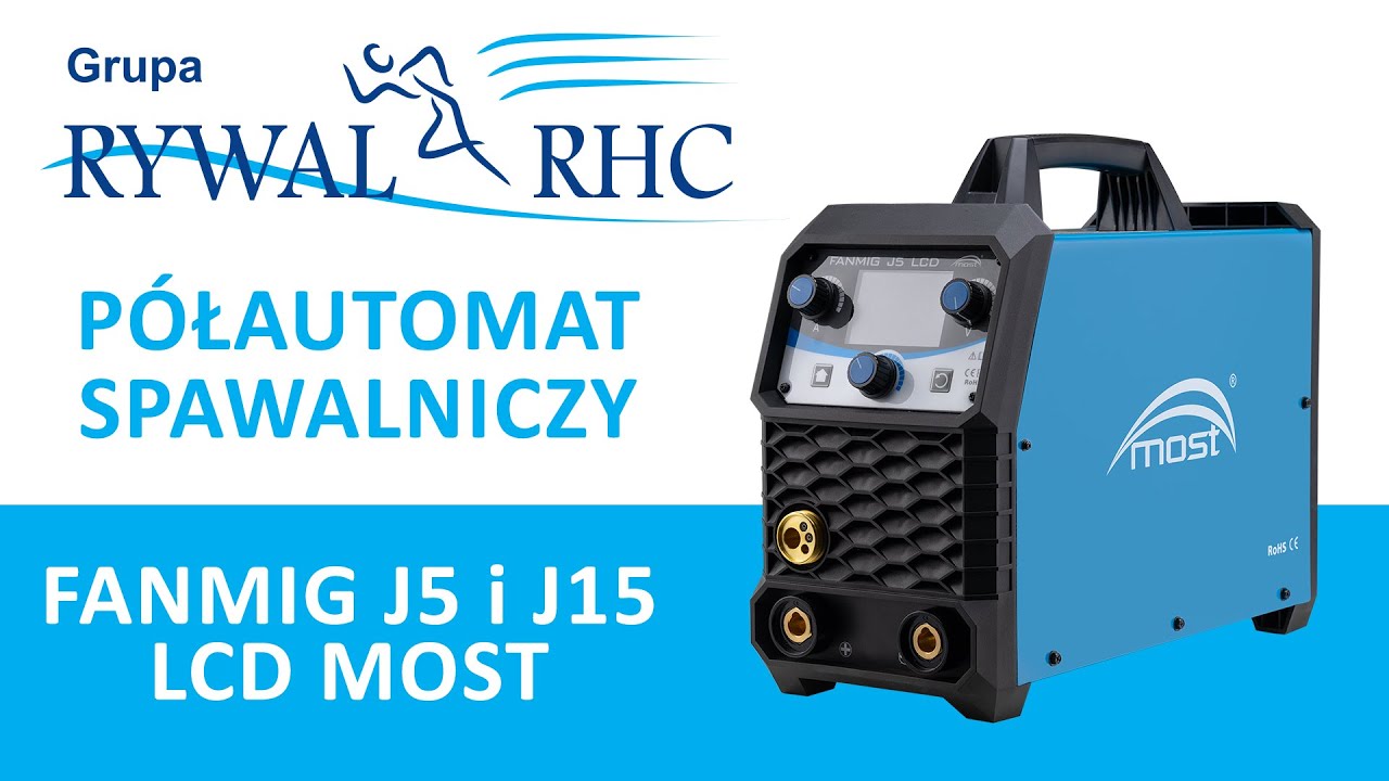 P&oacute;łautomaty  spawalnicze FANMIG J5 LCD i FANMIG J15 LCD MOST