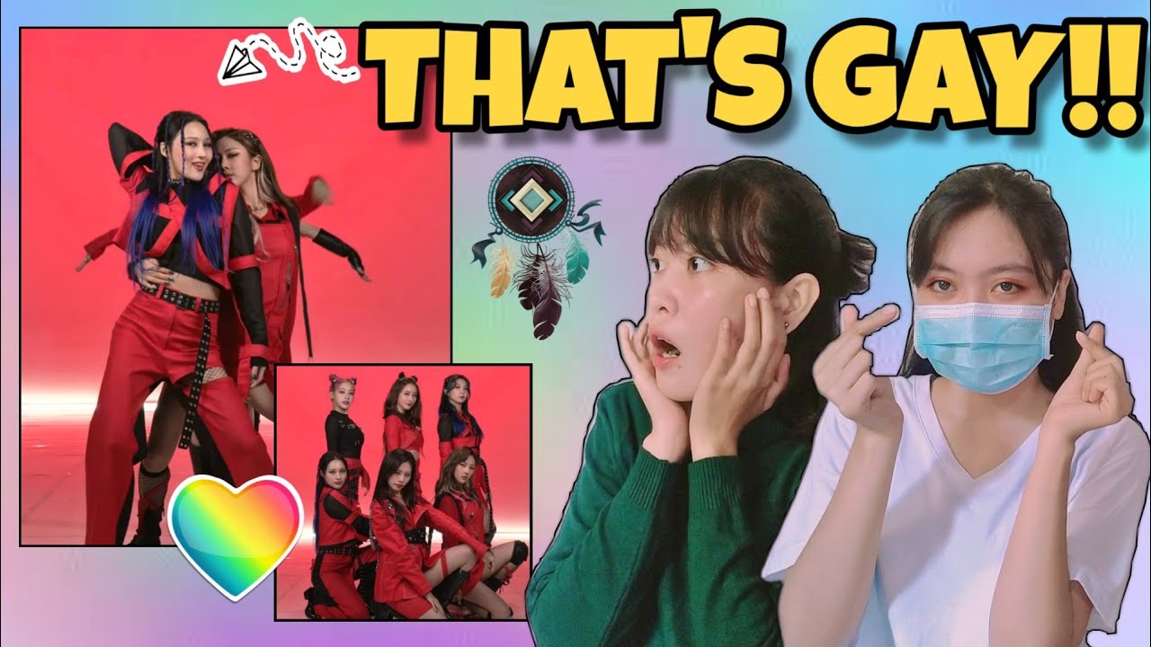 Dreamcatcher Abracadabra Relay Dance (By Brown Eyed girls) | TWIN REACTION (ENG SUB)