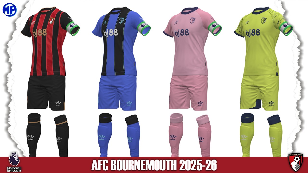 PES 2021 (Uniformes del AFC BOURNEMOUTH) Temporada 2025-26
