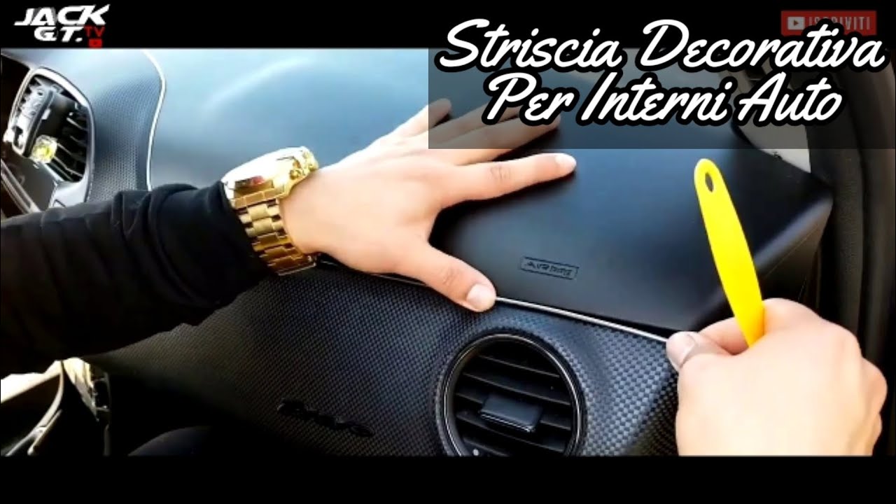 Montaggio Strisce Decorative Per Interni Auto su Fiat Bravo