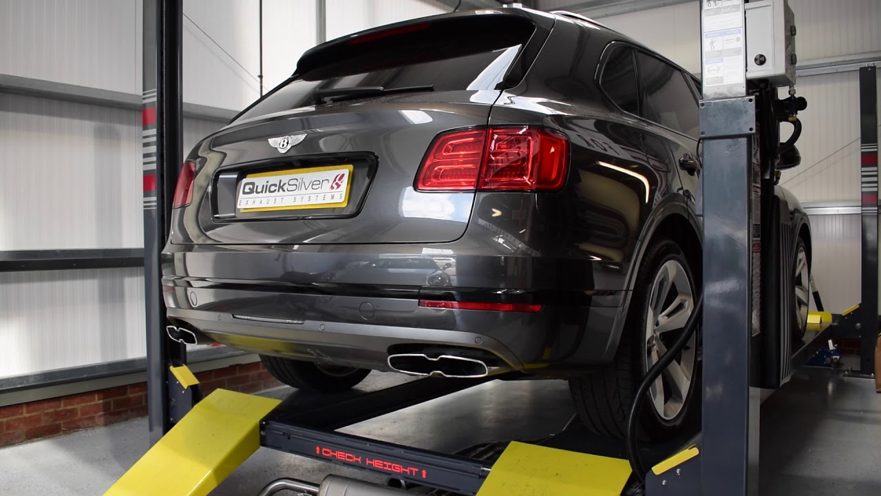 V8 Bentley Bentayga Sports Exhaust Sound