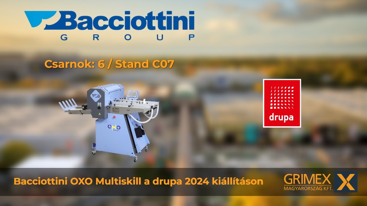 Bacciottini OXO Multiskill a Drupa 2024-en!