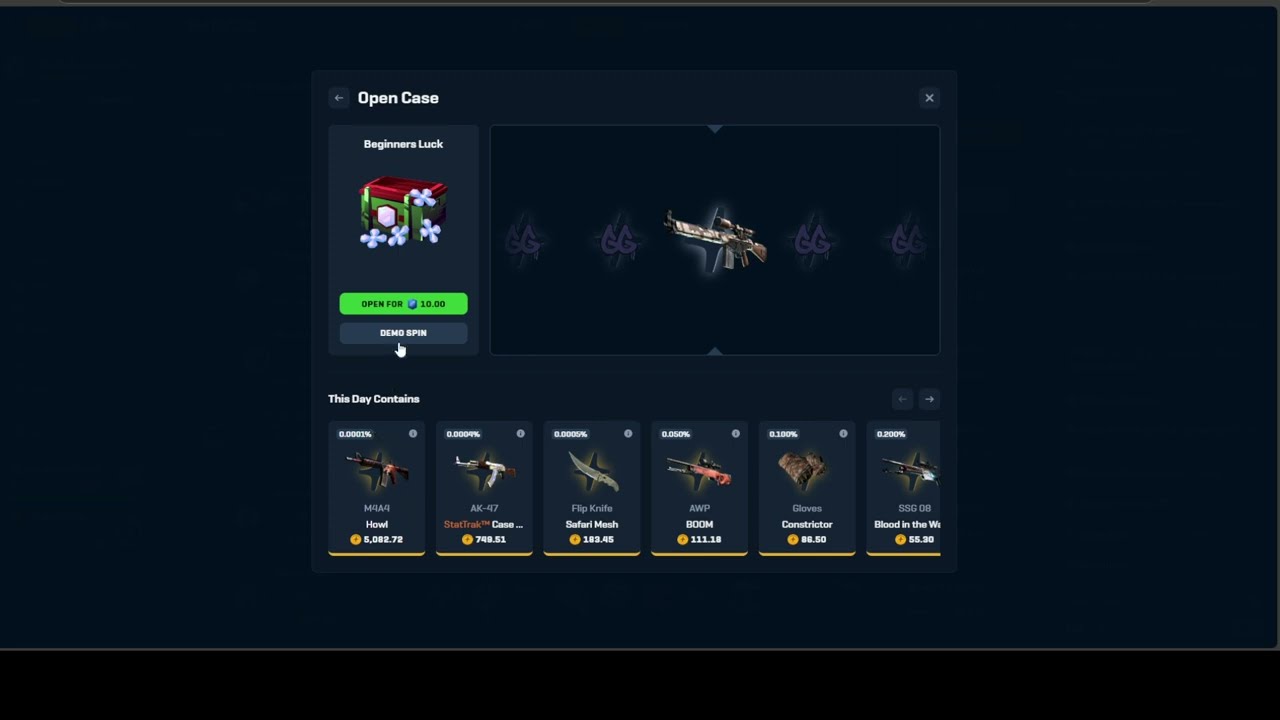 Best way of getting free CSGO and CSGO2 Skins in 2025 for free Rain.gg with promocode and free Money