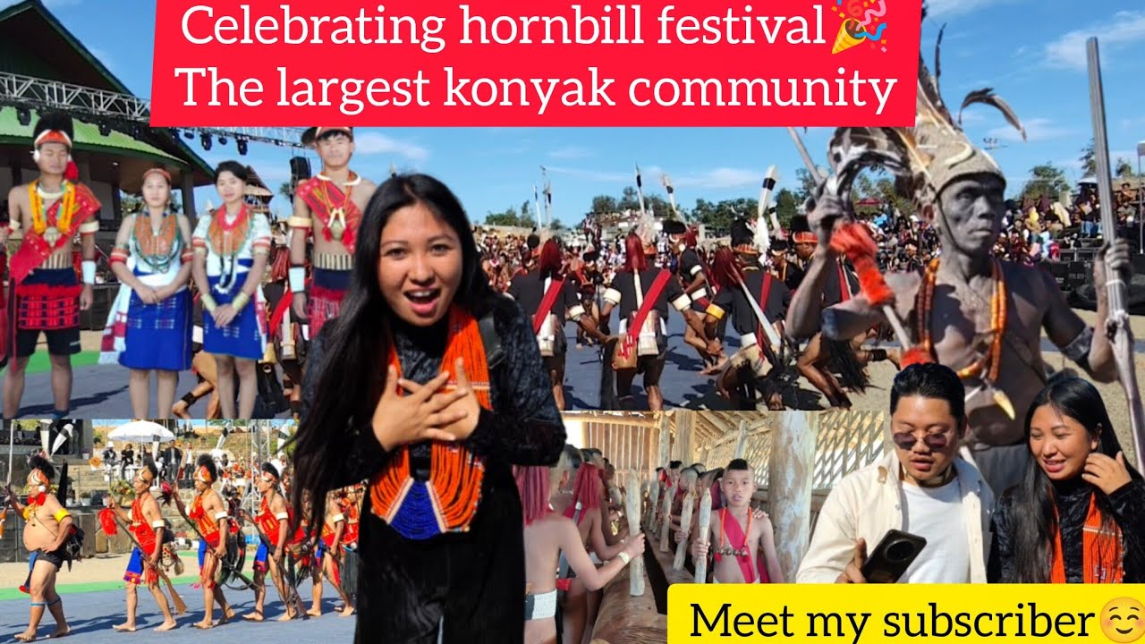 First day of celebrating konyak Hornbill festival🥳 ||konyak heritage complex mon HQ
