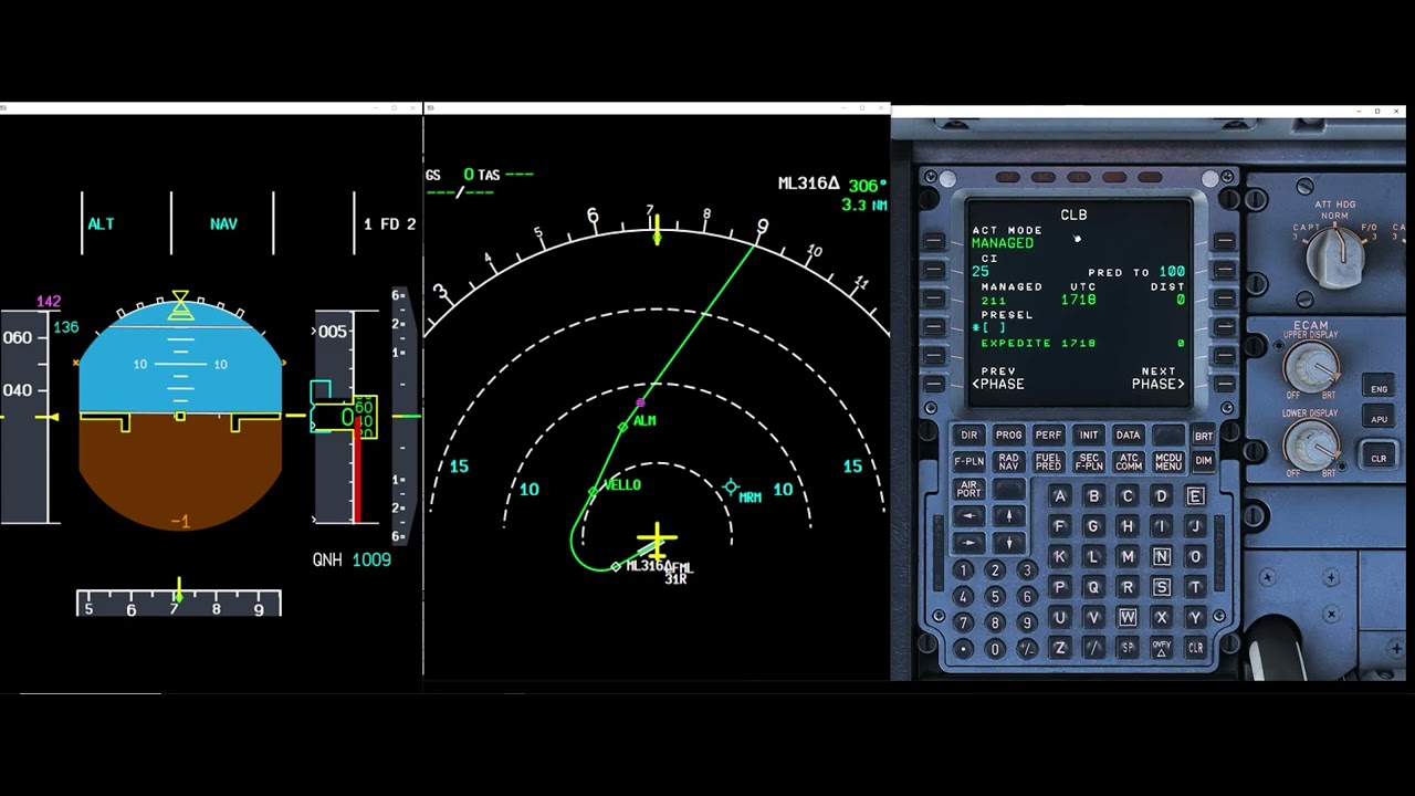 Fenix a320 MCDU perf pages