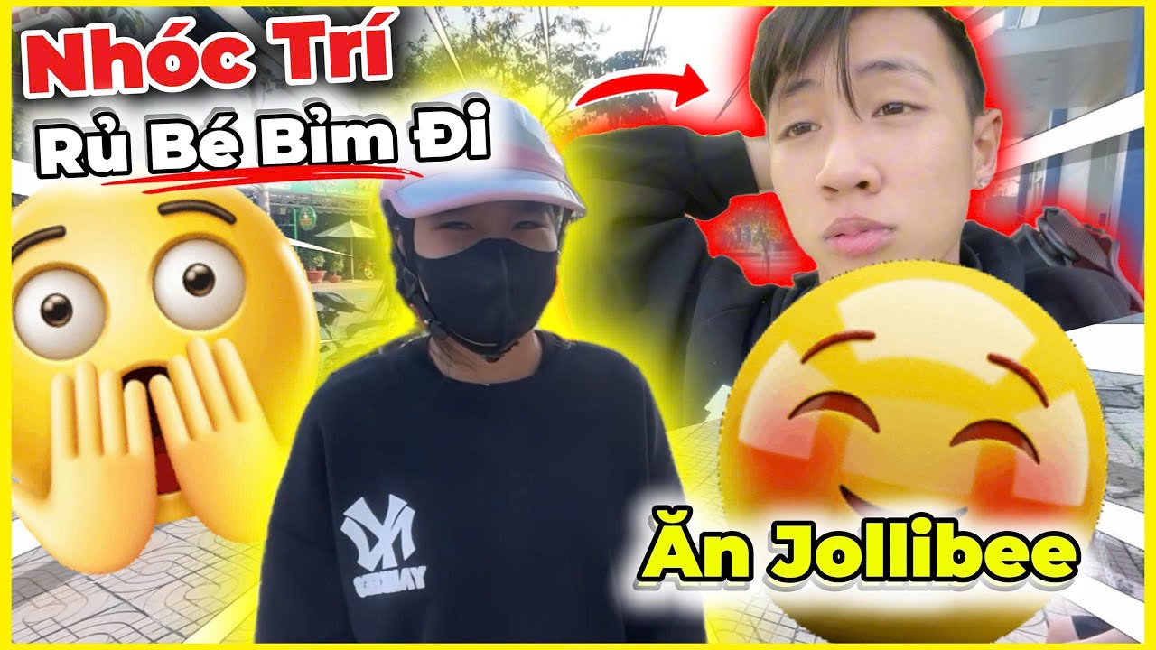 Nhóc Trí Rủ Bé Bỉm Đi Ăn Kem | AG Nhóc Trí