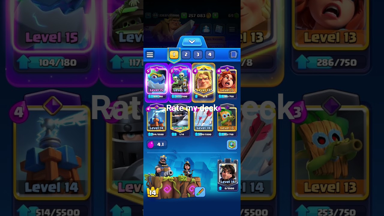 Rate my deck out of 10 i am in arena 24