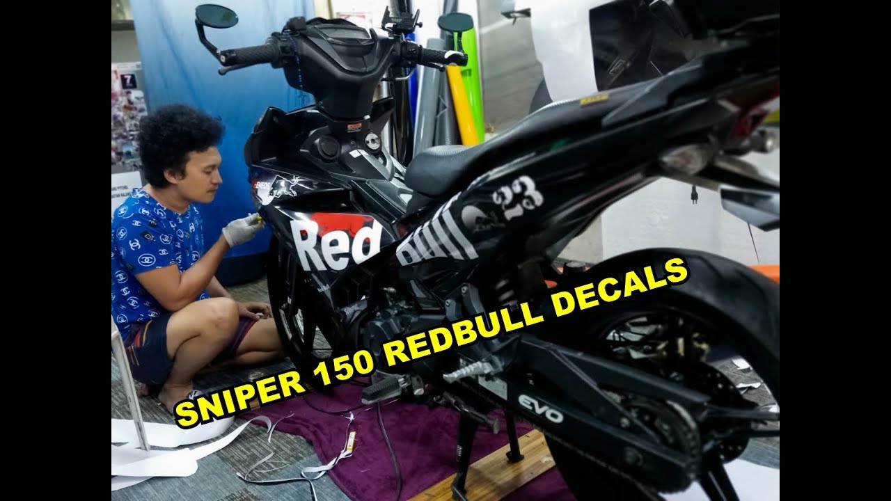 SNIPER 150 REDBULL DECALS