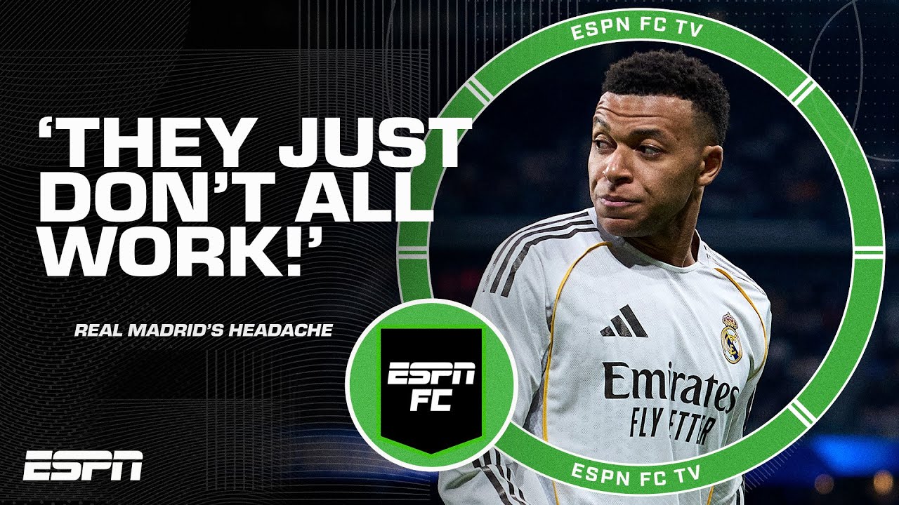 Are Real Madrid still struggling to fit Mbappé, Vinícius Jr and Bellingham? 🤔 DEBATE | ESPN FC