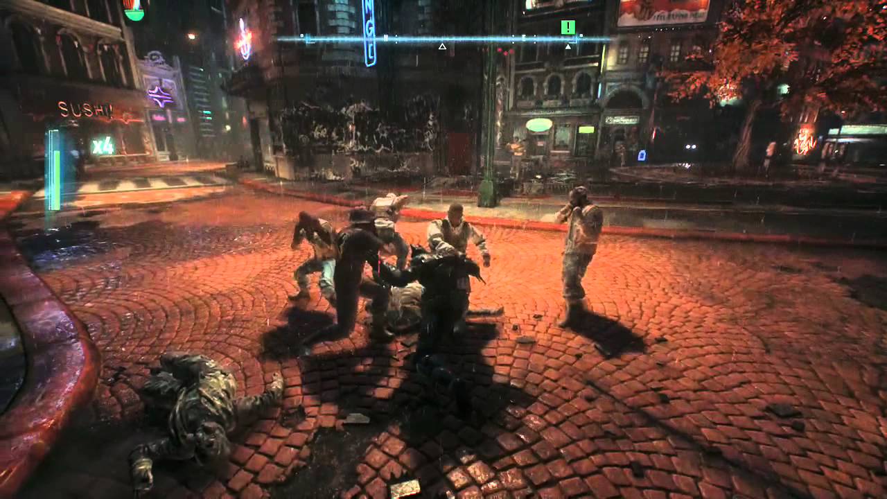 Batman: Arkham Knight Batman Beyond Skin DLC Gameplay
