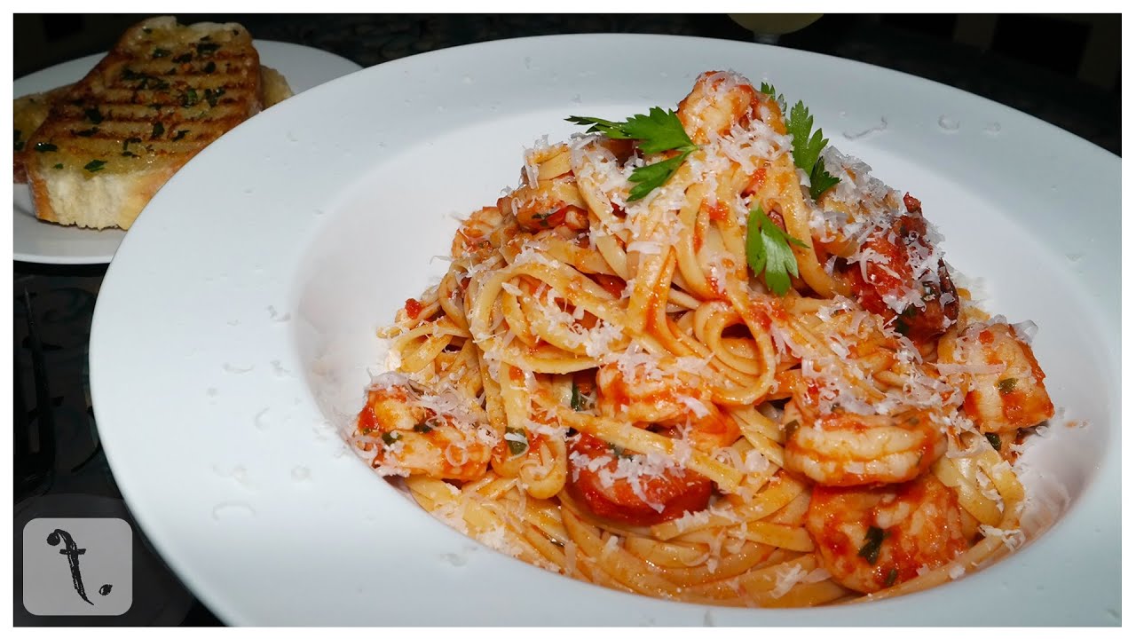 Prawn & Chorizo Linguine | FoodPoint