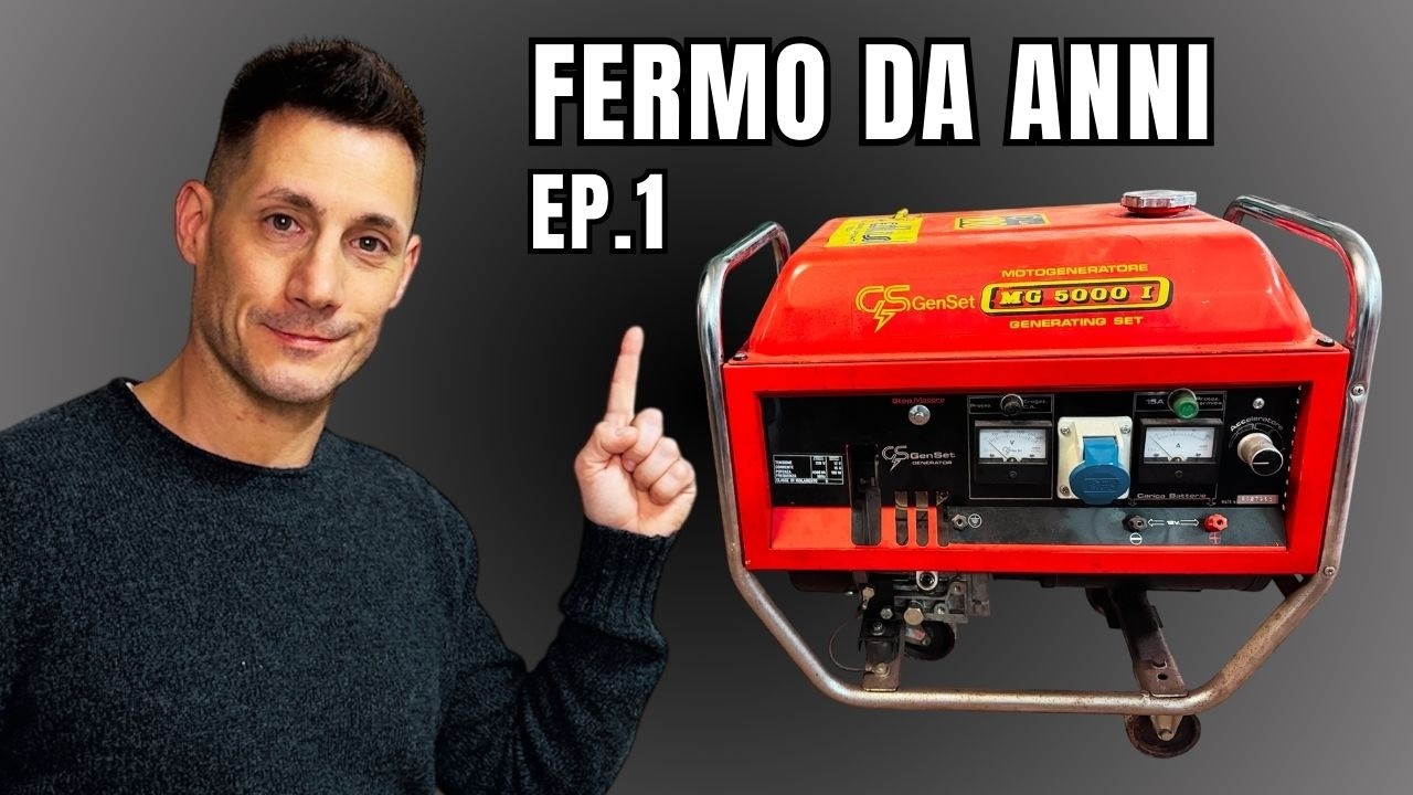 RECUPERO GENERATORE ELETTRICO BENZINA ABBANDONATO EP.1