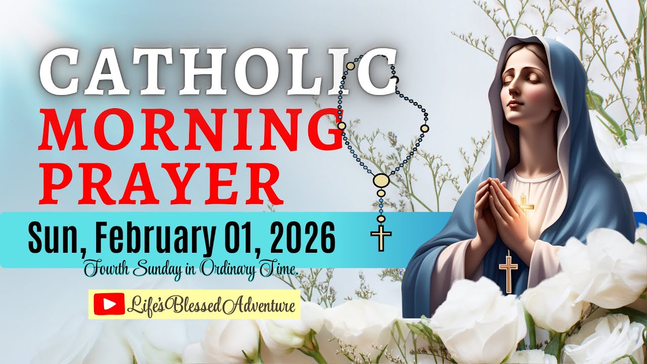 🙏Воскресная католическая утренняя молитва🌞1 февраля 2026 г.✝️Сердце смиренного доверия 