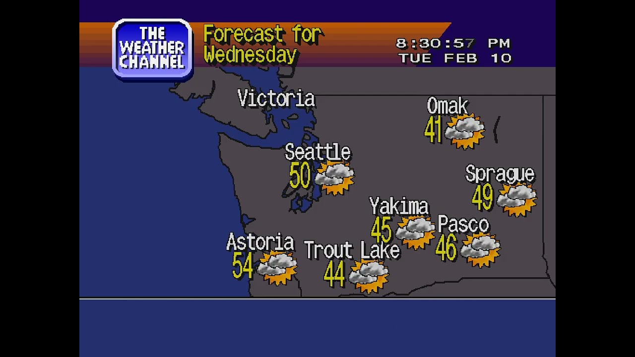 WeatherSTAR 4000 - Seattle, WA - 2/10/2026