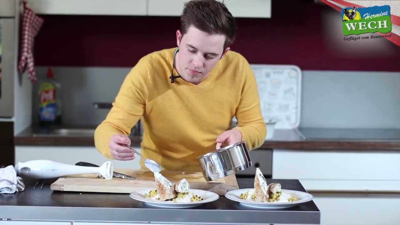 WECH - Putenroulade gefüllt mit Rucola und Schafskäse dazu marokkanischer Couscous
